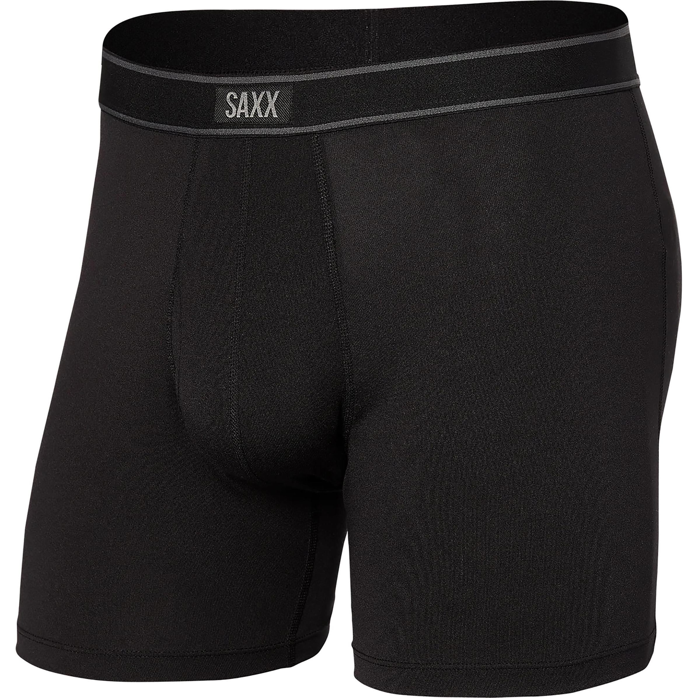 SAXX, Herren, Unterhosen, Daytripper Boxer Brief Fly, Schwarz, (M)