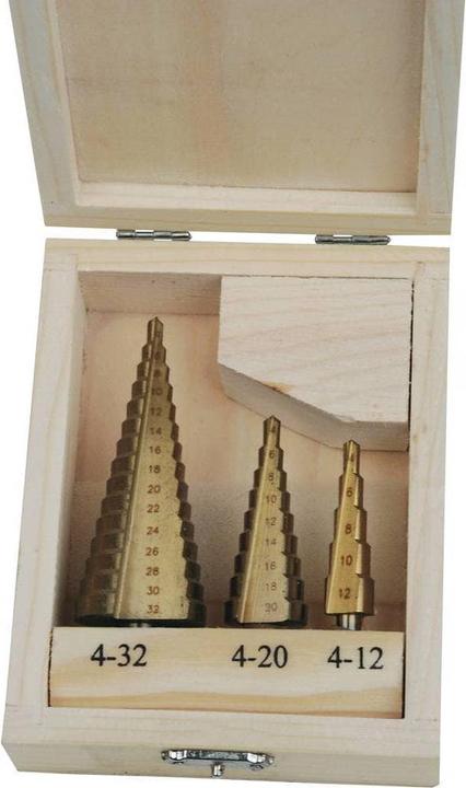 Actual product image Mannesmann Peeling drill set (12 mm, 20 mm, 32 mm, 4 mm)