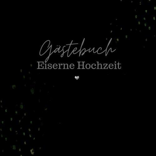 Produktbild Gästebuch Eiserne Hochzeit- Gästebuch Blanko (20 x 20 cm)
