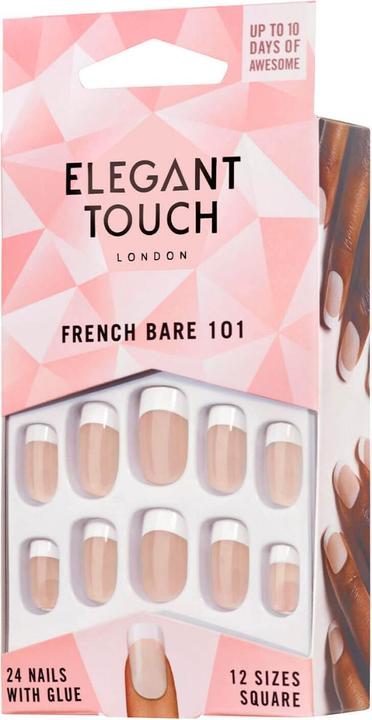 Immagine prodotto Elegant Touch Francese nudo medio 101 (Unghie artificiali, Rosa francese)