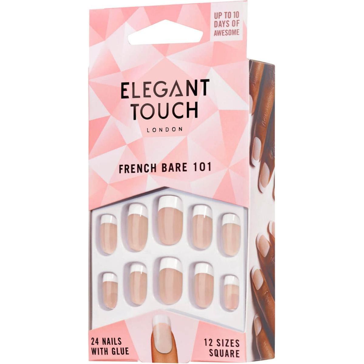 Thumbnail - Elegant Touch, Nagelstyling + Kunstnägel, French Bare Medium 101 (Nude, Weiss)