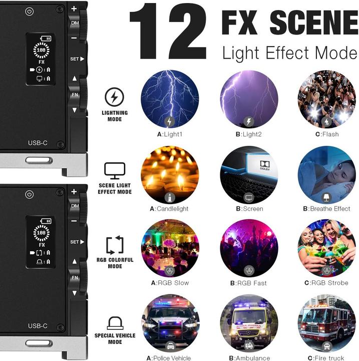 Produktbild Pixel G1s RGB LED Videoleuchte