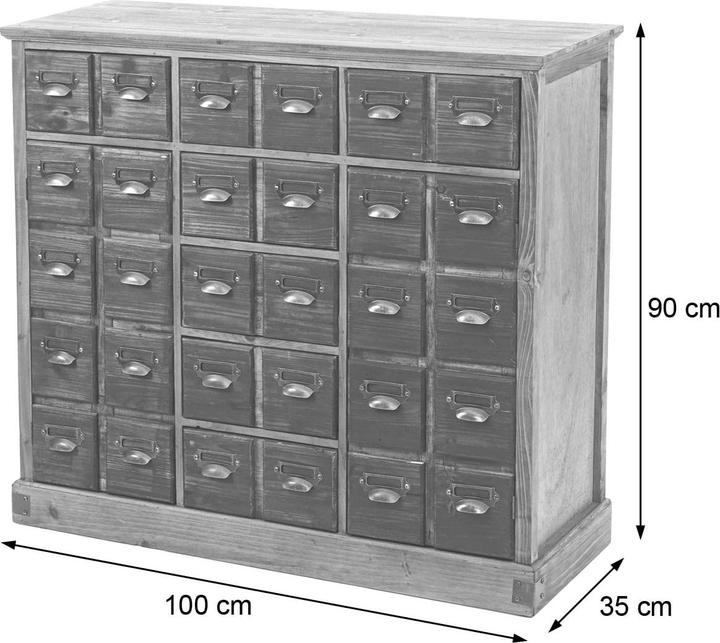 Produktbild Jamb Apothekerschrank (100 x 35 x 90 cm)
