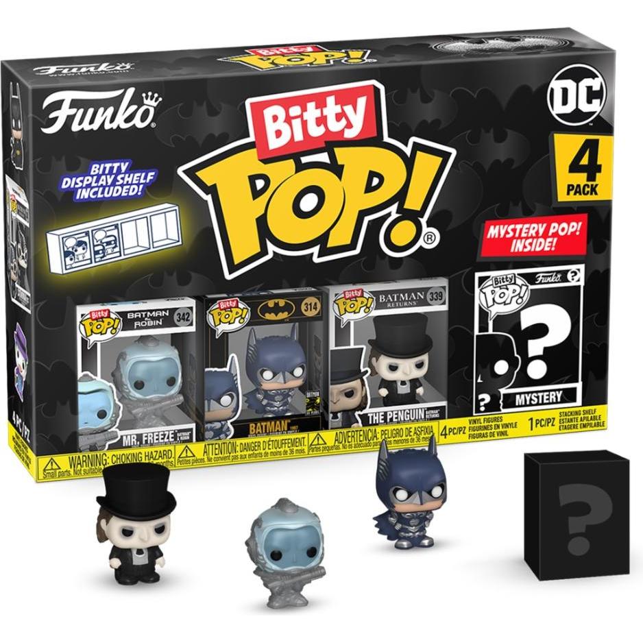 Funko Blister 4 figures Bitty POP DC Comics Batman 85th Anniversary Mr. Freeze