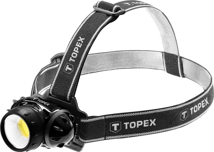 Image du produit Topex Lampe frontale 3W LED COB, 3xAAA