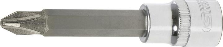 Actual product image KS Tools Werkzeuge-Maschinen GmbH 1/2 CHROMEplus bit socket, long, PH2, on hanger