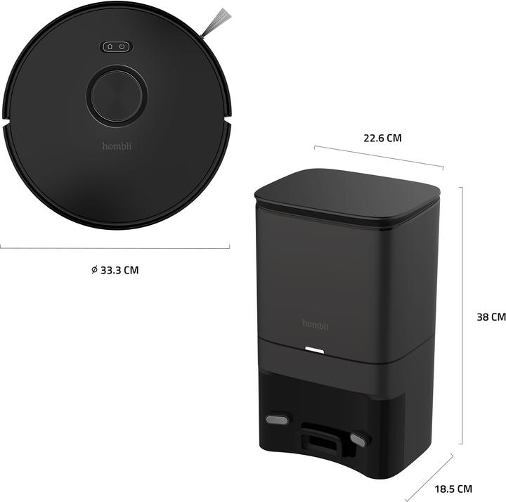 Actual product image Hombli Smart Robot Vacuum (Vacuum mopping robot)