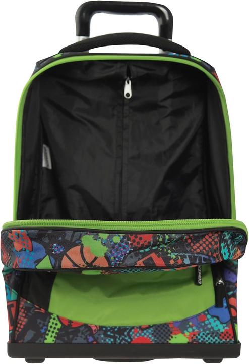 Actual product image Comix Unisex Kids' Bright Multicolor School Backpack Trolley