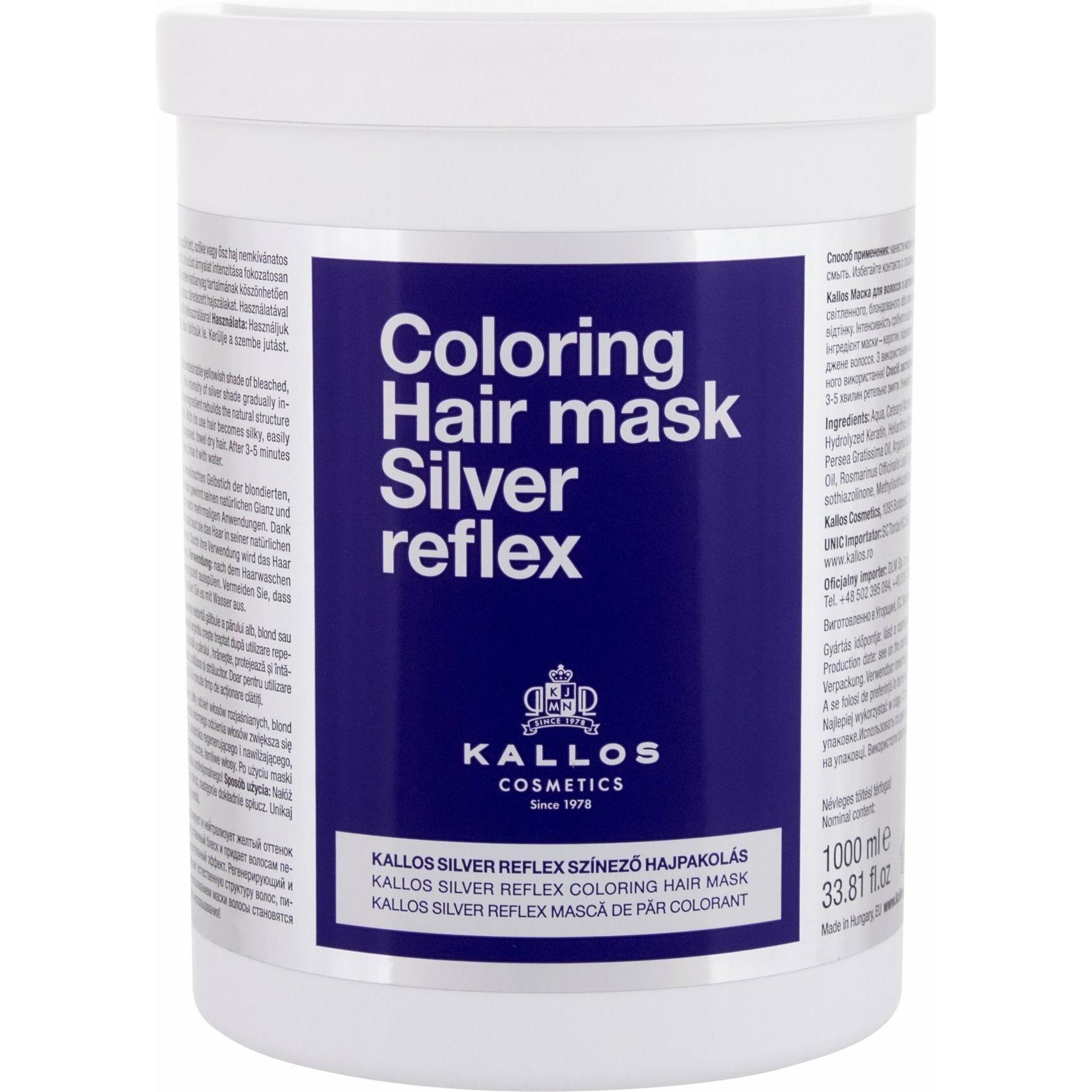 Kallos, Haarmaske, Silver Reflex (1000 ml)