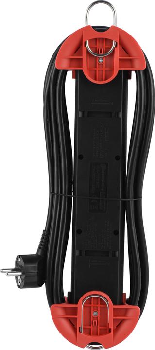 Actual product image Bachmann HOOK Indoor 5x protective contact plastic with switch 5m (5 x, CEE 7/3, 5 m)