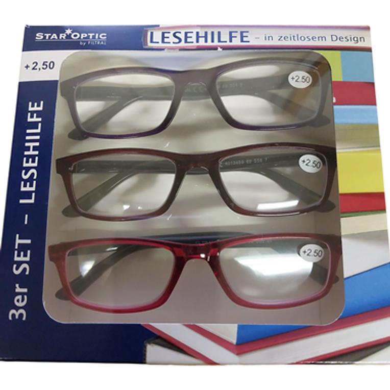 Staroptic Lesebrille 3-er Pack (+2.5) (62306096)