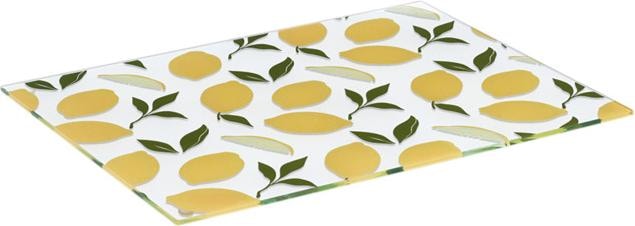 Produktbild Zeller Present Schneidbrett Glas Lemons 40x30 cm