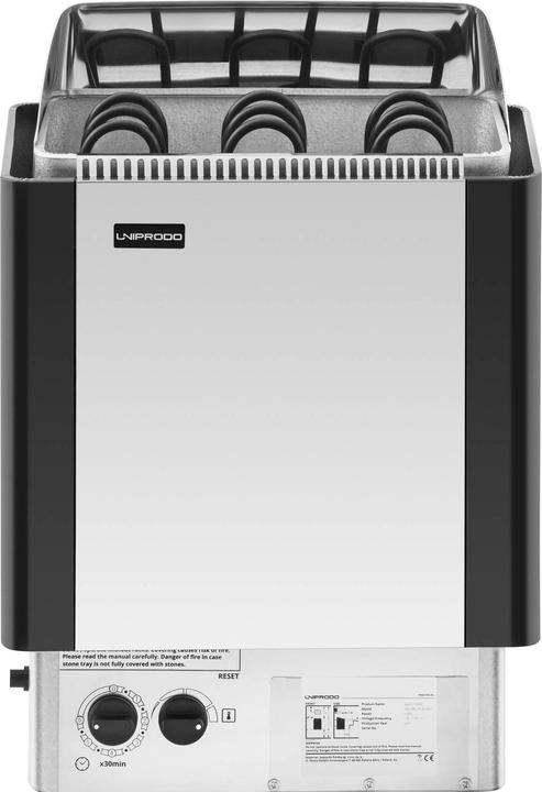 Produktbild Uniprodo Saunaofen Sauna Ofen elektrisch Saunaheizung Saunaheizgerät 4,5 kW 400 V 3 N