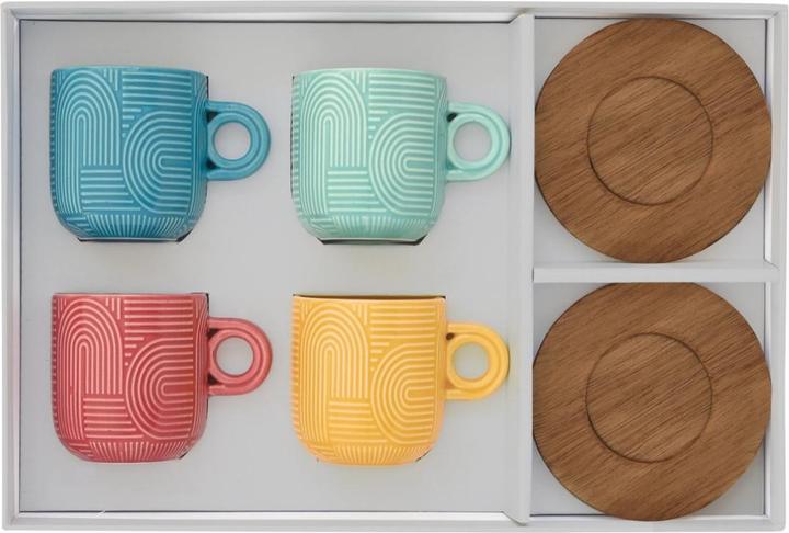 Produktbild Easy Life 4er Set Take a Loop Espressotasse (110 ml, 4x)