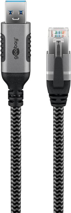 Immagine prodotto Goobay Cavo Ethernet da USB-A a RJ45, 1 m (USB, RJ45 (1x))