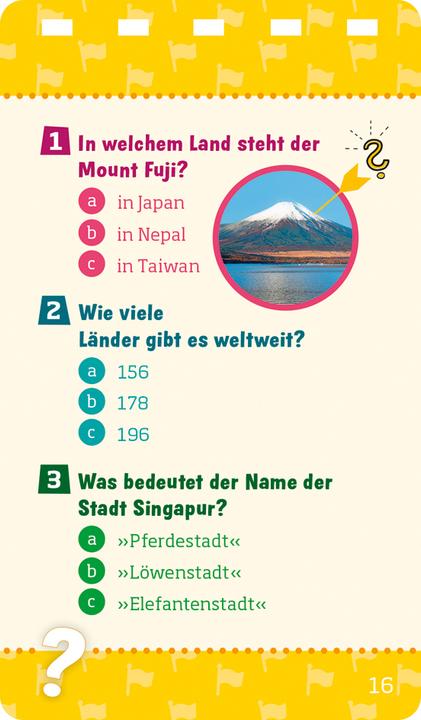 Produktbild Tessloff WAS IST WAS Quiz Länder der Welt (Deutsch)