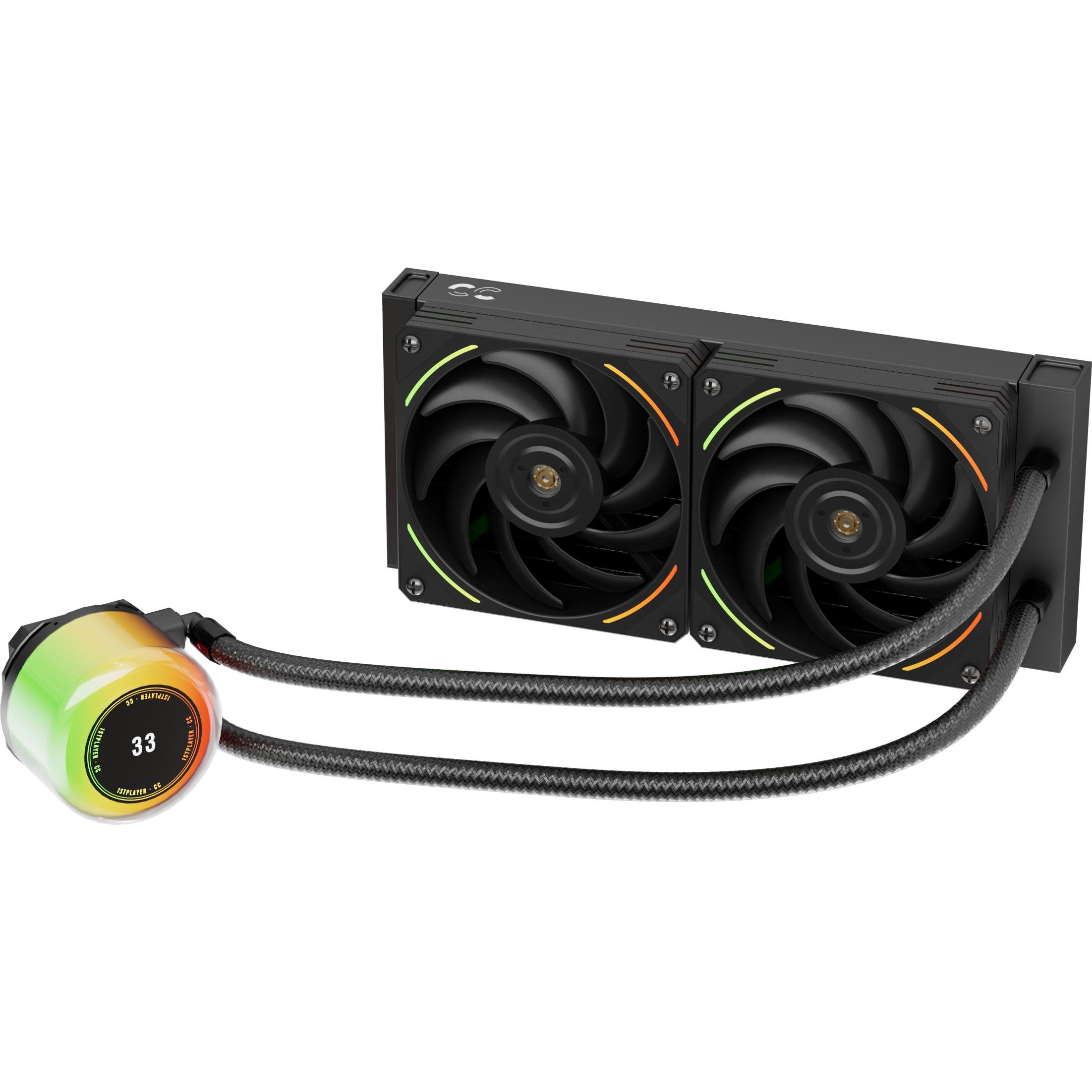 1stplayer Kit Watercooling AIO CC RGB - 240mm (Noir) (CC-240-BK)