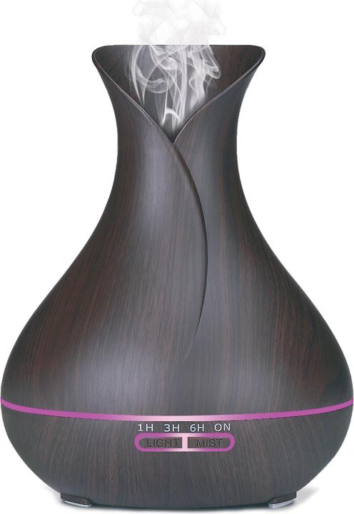 Platinet Aroma Diffuser Luchtbevochtiger Bruin Donker Hout (400 ml)