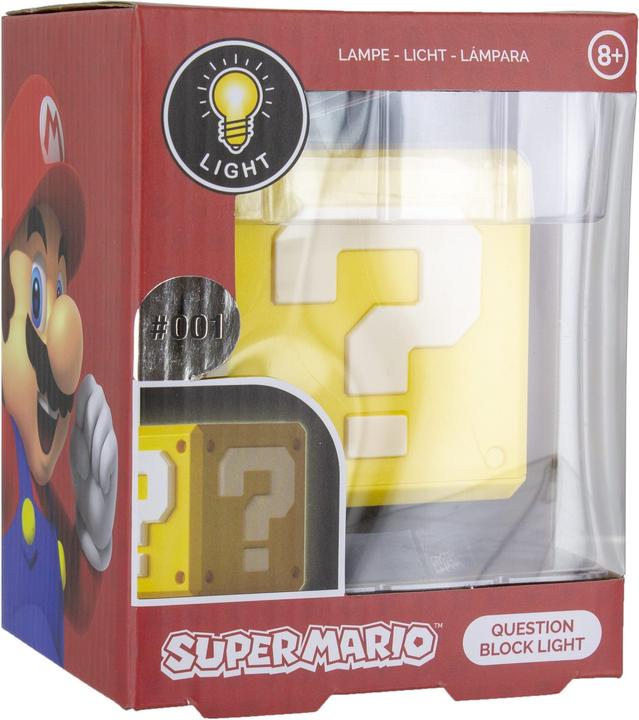 Actual product image Paladone Products Super Mario lamp question mark block