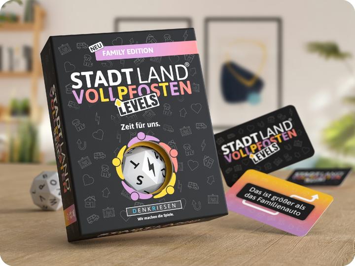Produktbild Denkriesen Stadt Land Vollpfosten - Levels Family Edition (d) (Deutsch)