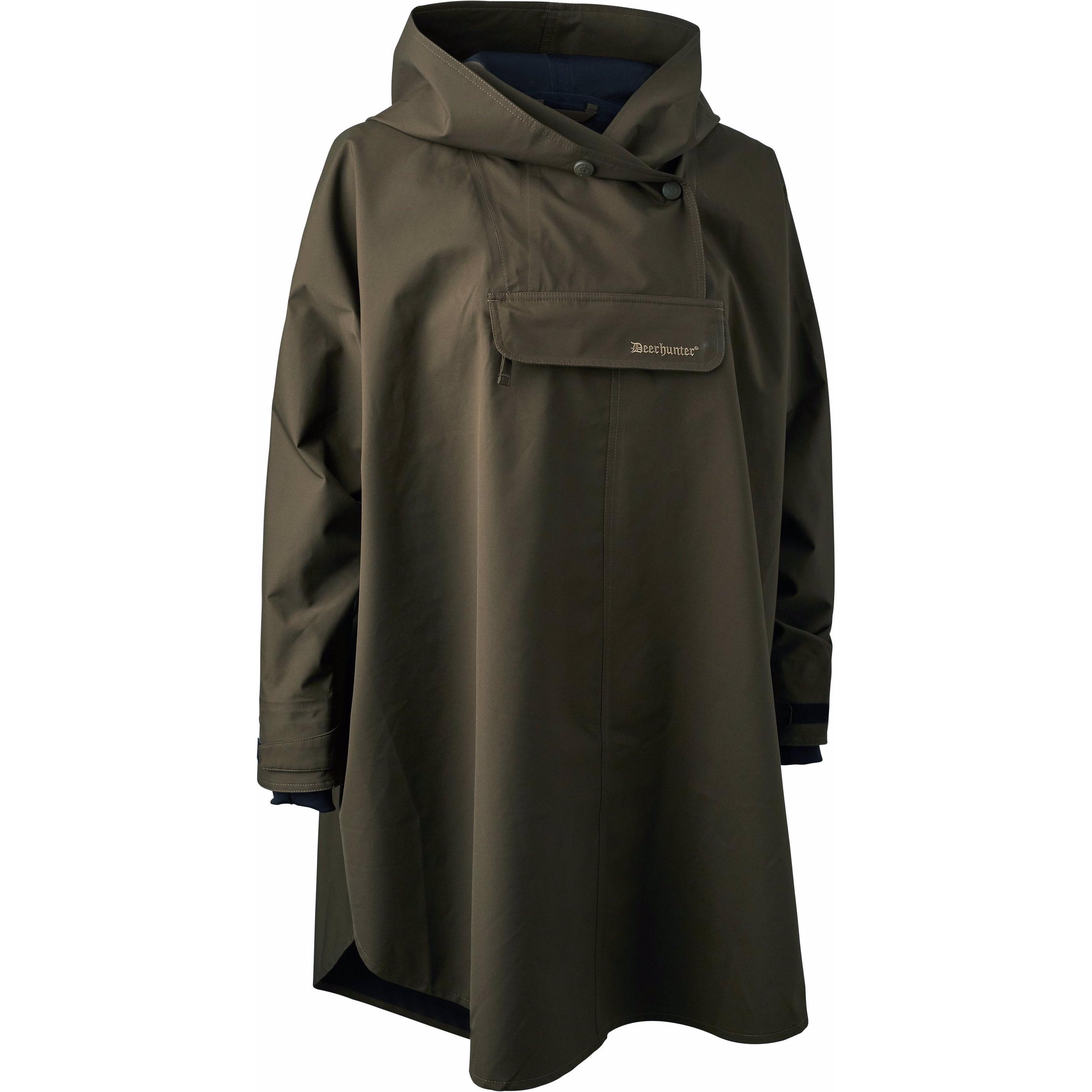 Thumbnail - Deerhunter, Damen, Jacke, Damen Regenponcho (One Size), Grün, One Size