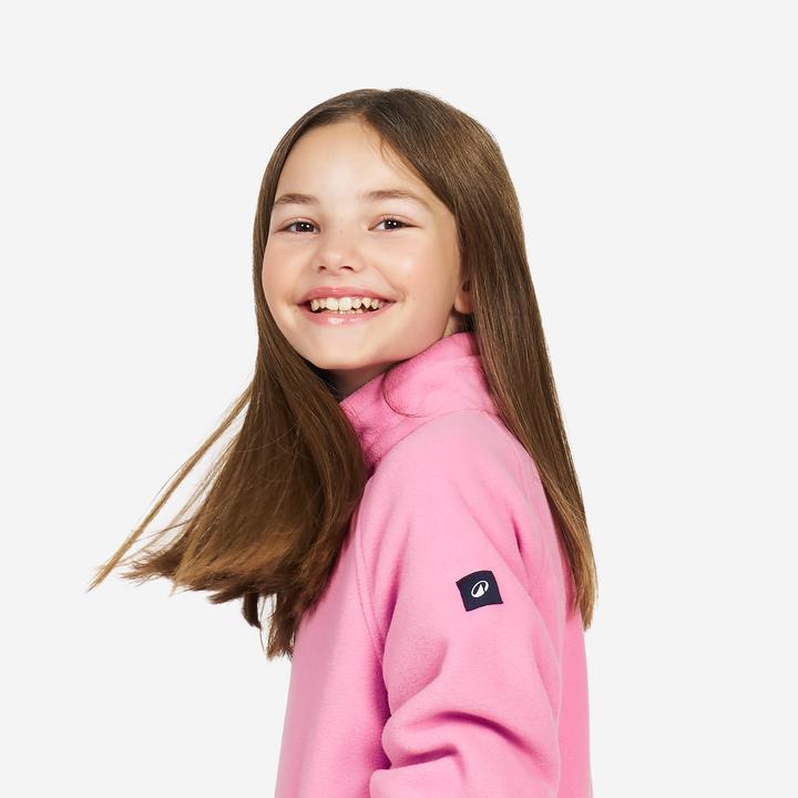 Produktbild Tribord Fleecejacke Segeln Kinder warm 100 rosa (134)