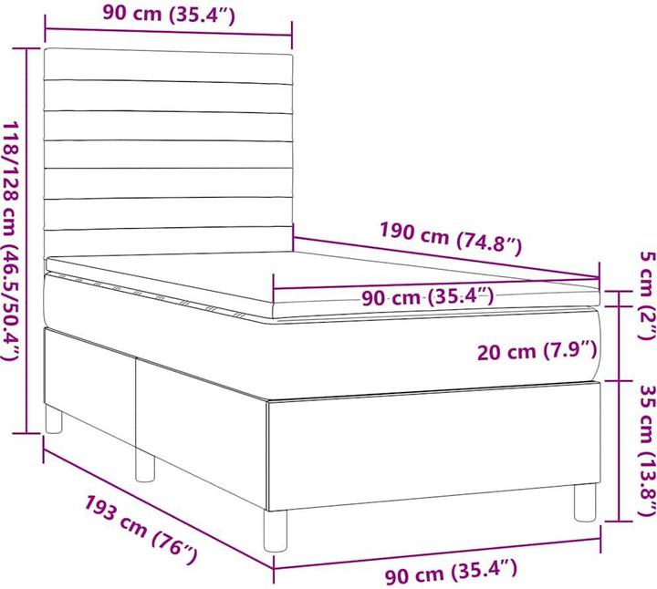 Image du produit vidaXL Jaro (90 x 190 cm)