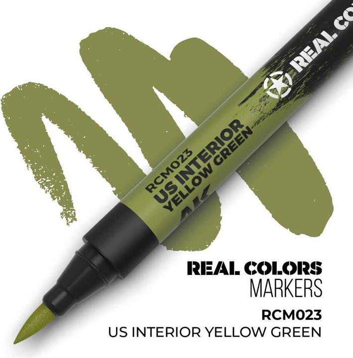 Immagine prodotto AK Interactive Marchio Real Colors Us Interior Giallo Verde