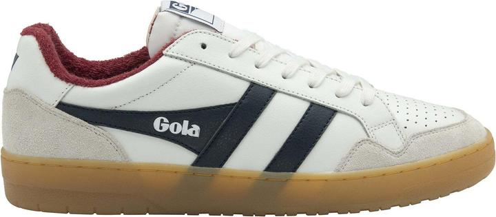 Deep Red, Gum, Navy, White