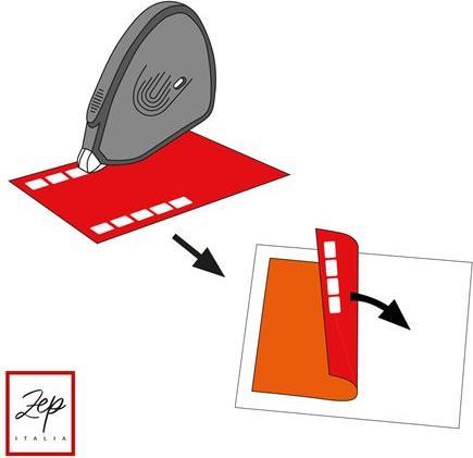 Produktbild ZEP BX650 Stickers 8x12mm - 650 Stück