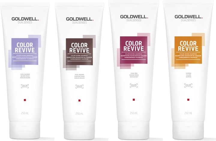 Actual product image Goldwell Color Revive Color Giving Shampoo Cool Red (250 ml, Liquid shampoo)