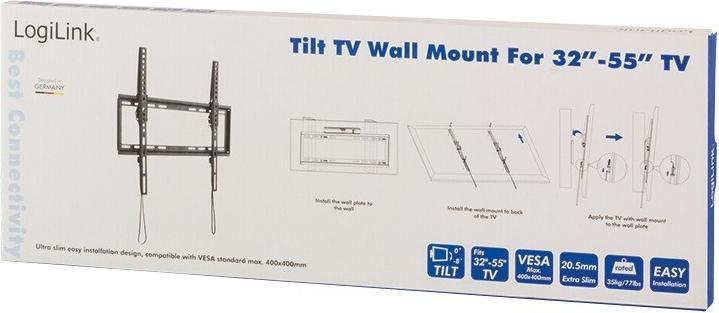Produktbild LogiLink TV Wandhalterung (Wand, 35 kg, 32" - 55")