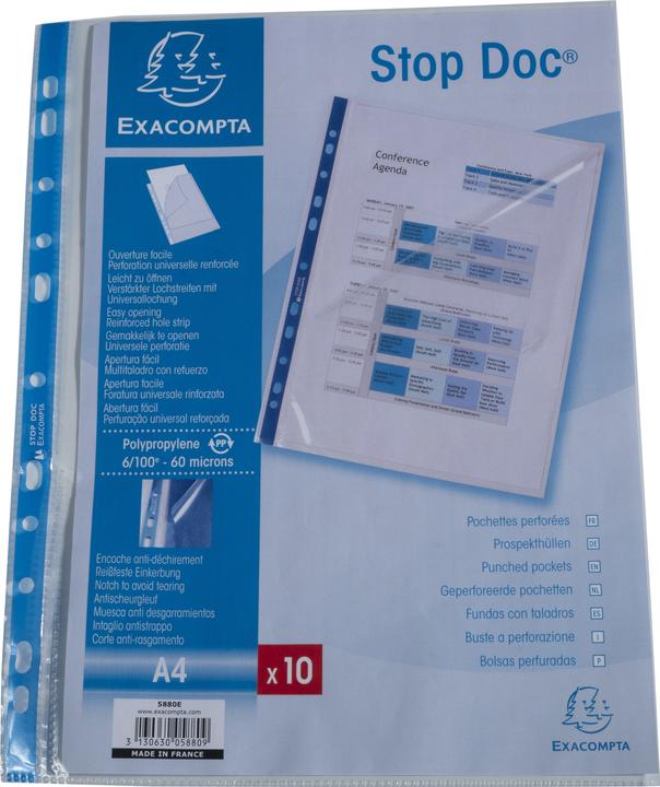 Image du produit Exacompta Housses et pochettes (A4, 10x)