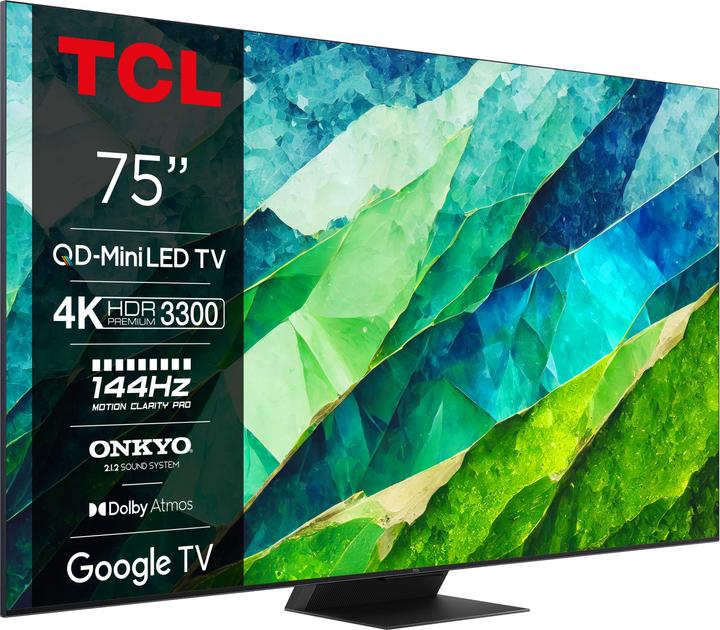 Produktbild TCL 75C855 (75", Mini-LED, 4K, 2024)