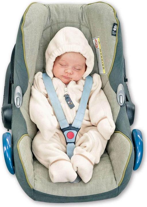 Produktbild Hoppediz Fleece Overall grau-creme (92, 98)