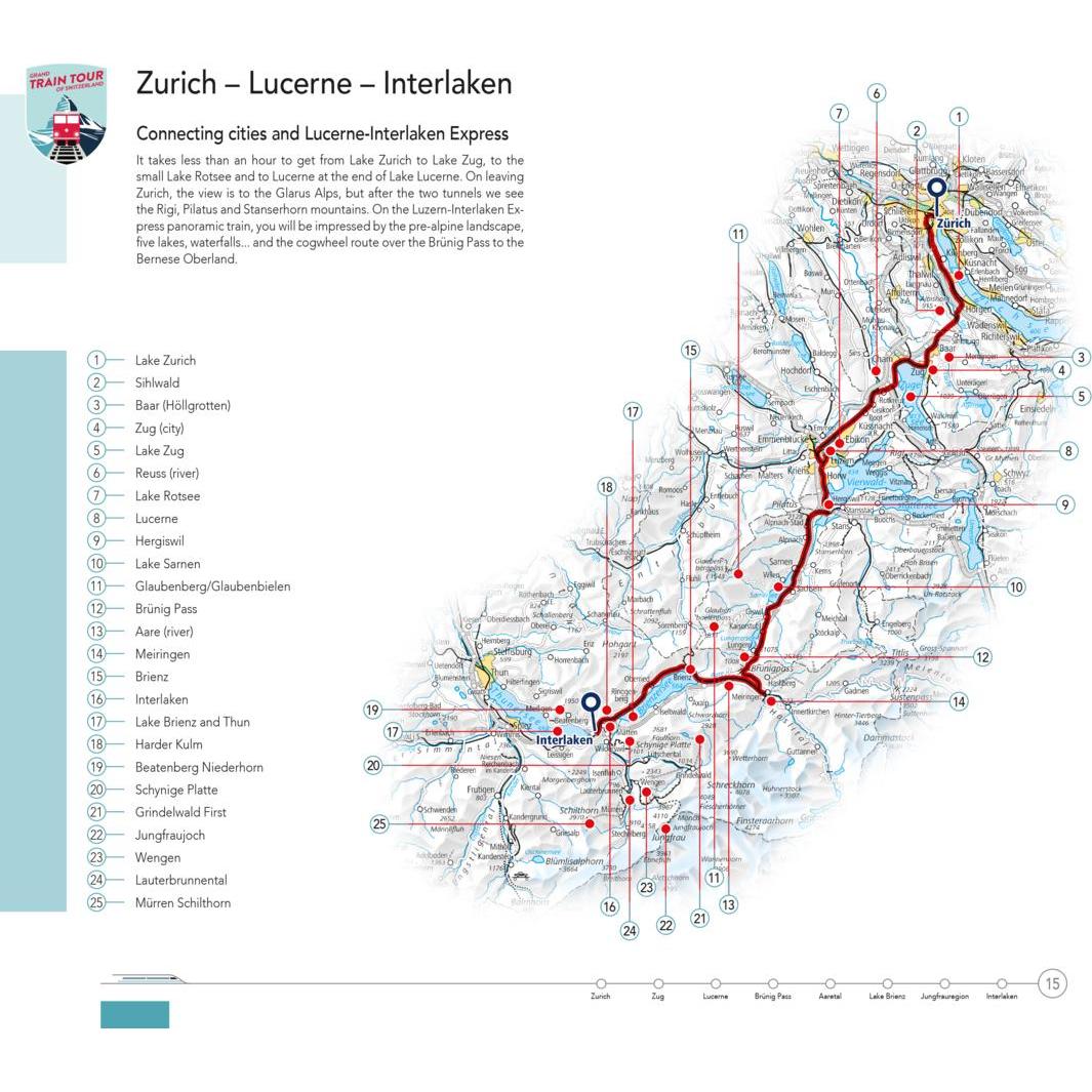Thumbnail - Grand Train Tour of Switzerland / englische Ausgabe, Ratgeber von Roland Baumgartner, Hallwag Kümmerly+Frey AG