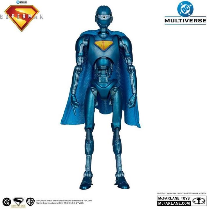 Produktbild McFarlane Superman (2025) DC Multiverse figurine Deluxe Superman Robot (Red Platinum Edition) 18 cm