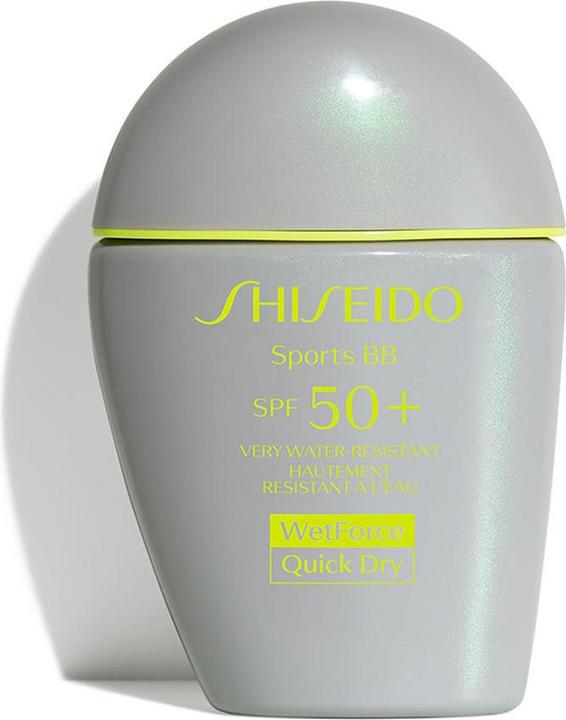 Actual product image Shiseido Sports BB Fluid SPF50+ (Beige, Very Dark, 30 ml)