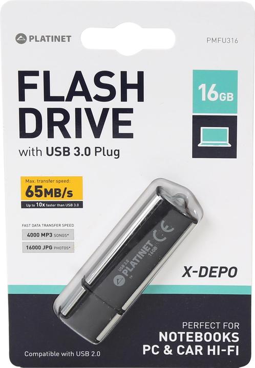 Image du produit Platinet PMFU316 (16 Go, USB-A)
