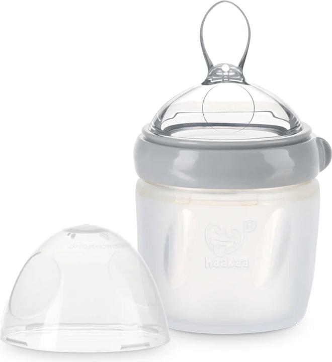 Haakaa - Gen. 3 Silicone Feeding Spoon Bottle - Grey - 160 ml (160 ml)