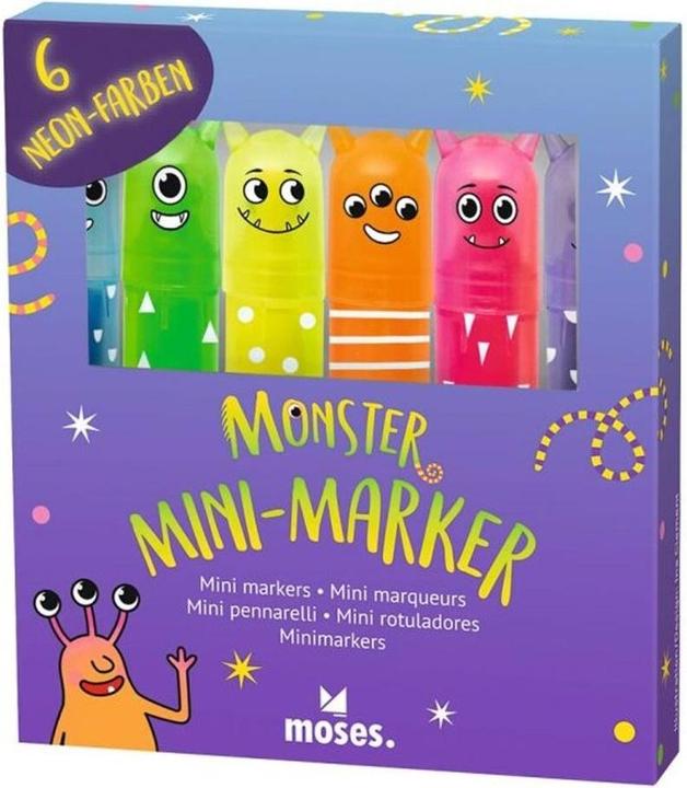 Produktbild Leuchtstift Monster Mini-Marker (6x)