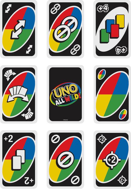 Actual product image Mattel Games All Wild (Danish, English, Finnish, Norwegian, Swedish, 2 - 10 Players)