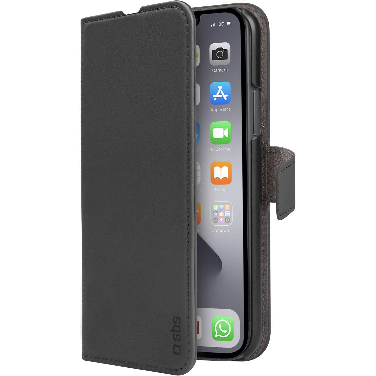 SBS Klapphülle (Apple iPhone 13), Smartphone Hülle, Schwarz