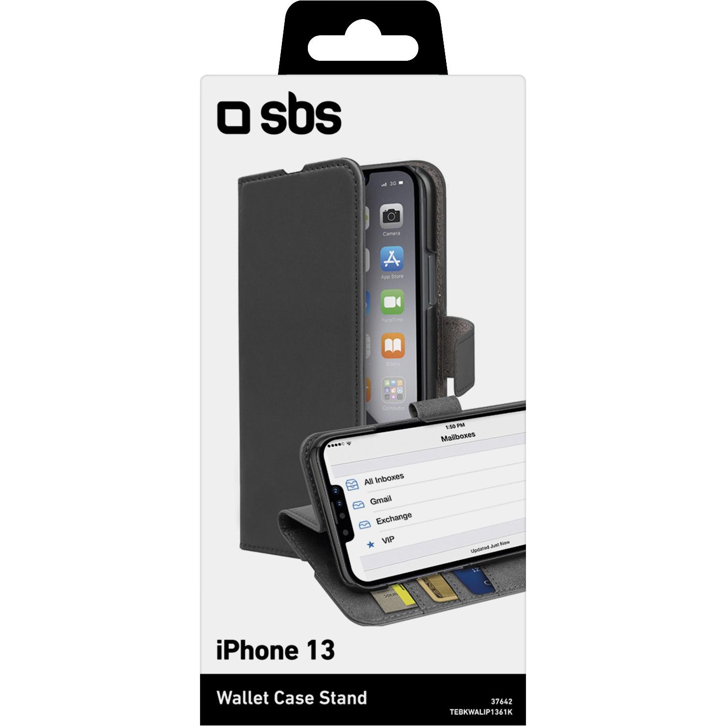 Thumbnail - SBS Klapphülle (Apple iPhone 13), Smartphone Hülle, Schwarz