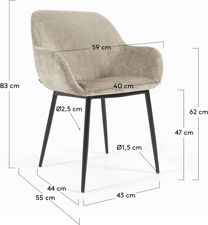 Actual product image Kave Home Konna