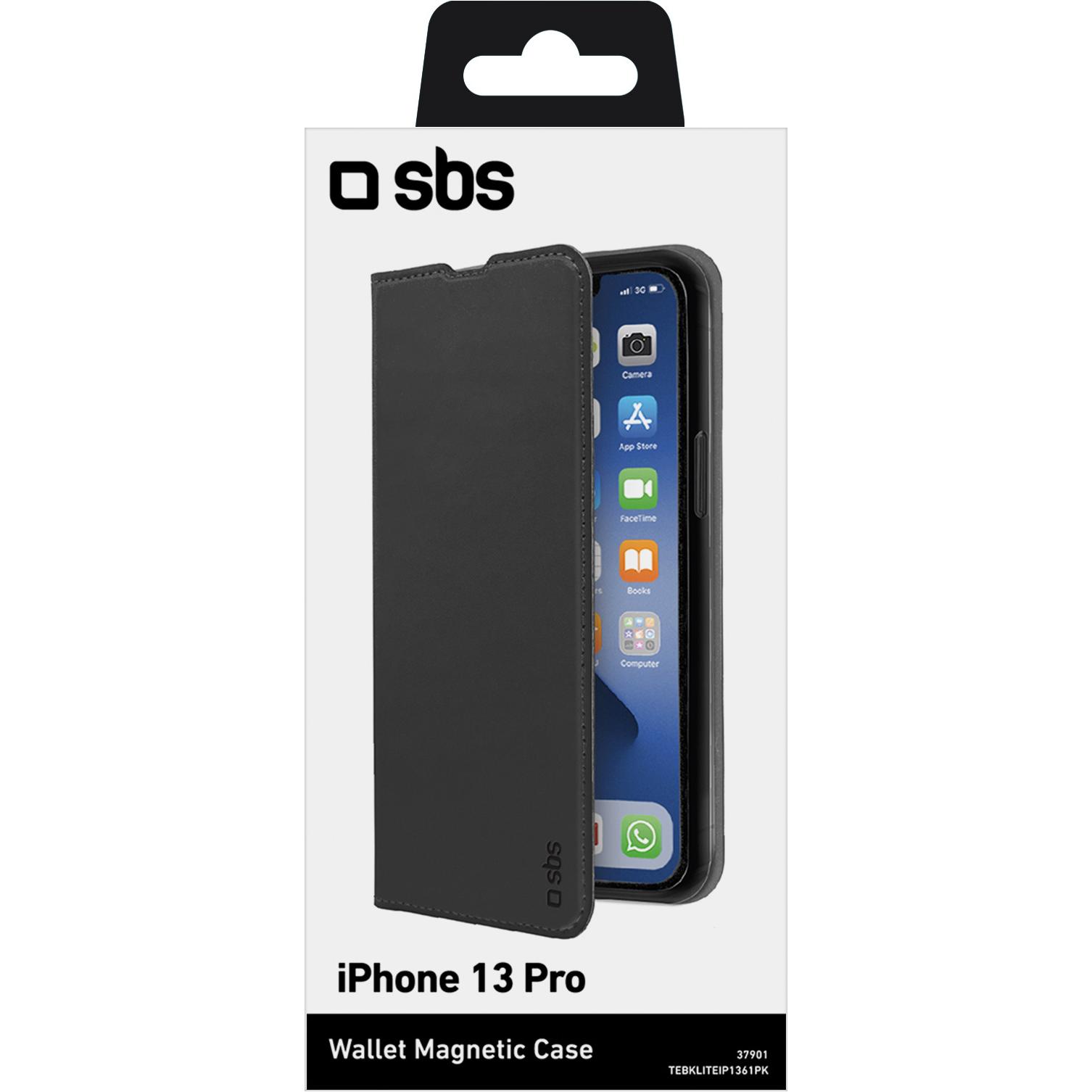Thumbnail - SBS Klapphülle (Apple iPhone 13 Pro), Smartphone Hülle, Schwarz