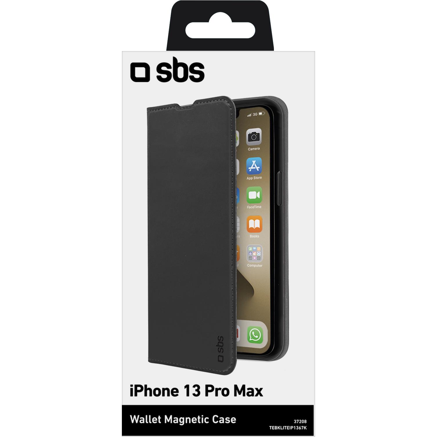 Thumbnail - SBS Klapphülle (Apple iPhone 13 Pro Max), Smartphone Hülle, Schwarz