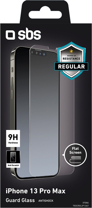 Produktbild SBS Glas-Displayschutz (1 Stück, Apple iPhone 13 Pro Max)