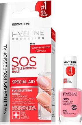 Produktbild Eveline Cosmetics - Sos Brittle & Broken Nails Multivitamin Conditioner - Multivitamin Conditioner (12 ml)
