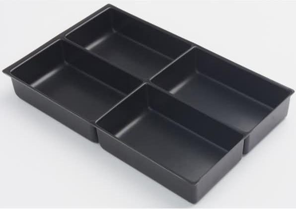 Produktbild Bisley 227P1800 Schubladeneinsatz schwarz (A4, 1 Stück)